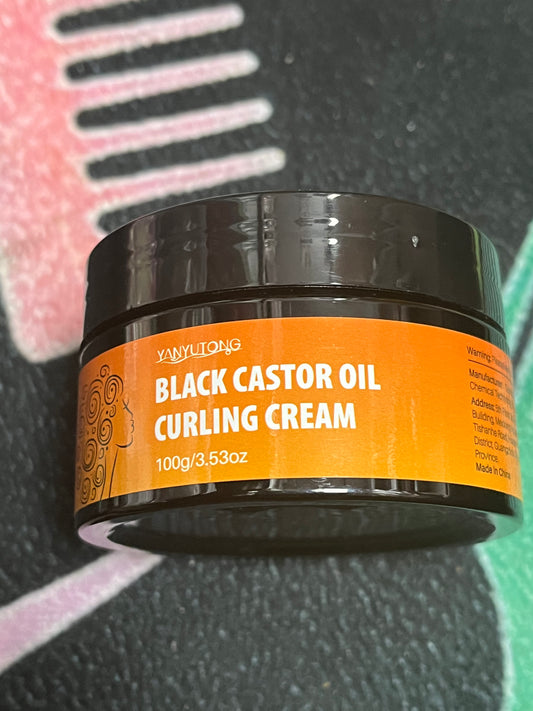 Black Castor Oil Curling Cream