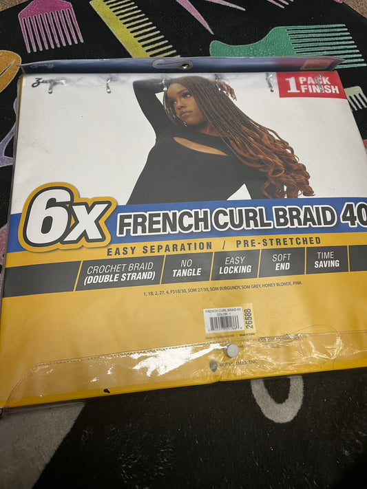 French Curl Braid 6x